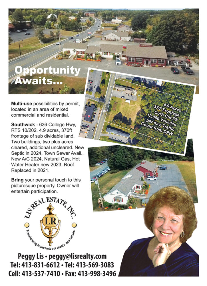 Opportunity Awaits…Southwick – 636 College Hwy