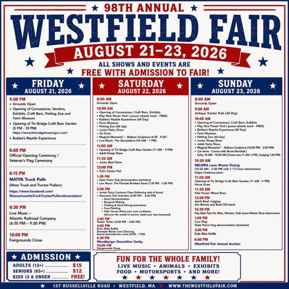 2026 Westfield Fair