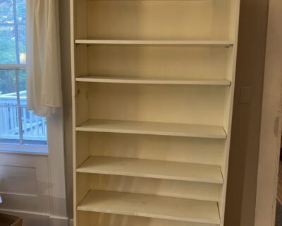 white-bookcase